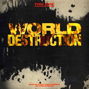 TIME ZONE FEATURING JOHN LYDON AND AFRIKA BAMBAA | WORLD DESTRUCTION MELTDOWN REMIX 12 - US