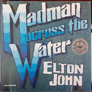 ELTON JOHN | MADMAN ACROSS THE WATER - US 1981 MCA NON GATEFOLD REISSUE - SUPER STARS AT SUPER SAVINGS
