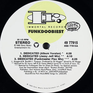 FUNKDOOBIEST | DEDICATED 12 - US - GENERIC RECORD COMPANY SLEEVE