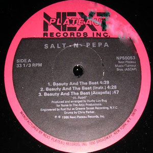 SALT N PEPA | BEAUTY AND THE BEAT 12 - US - GENERIC RECORD COMPANY SLEEVE