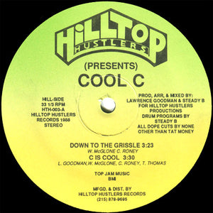 COOL C | DOWN TO THE GRISSLE / C IS COOL 12 - US - GENERIC SLEEVE - CUT CORNER