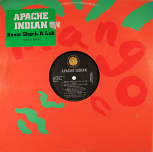 APACHE INDIAN | BOOM SHACK A LAK - 12 - COMPANY SLEEVE WITH HYPE