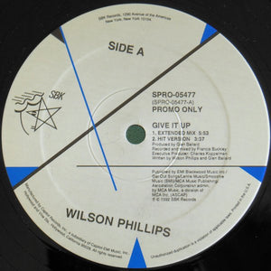 WILSON PHILLIPS | GIVE IT UP - 12 - GENERIC SLEEVE WITH HYPE