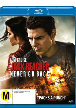 MOVIE BLUACT | JACK REACHER NEVER GO BACK (BLU - RAY)