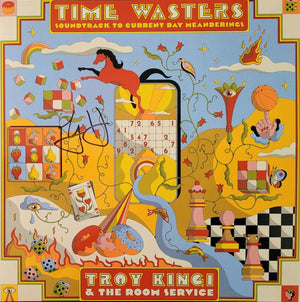 TROY KINGI | TIME WASTERS - SOUNDTRACK TO CURRENT DAY MEANDERINGS - SIGNED COPY - GLOW IN THE DARK VINYL