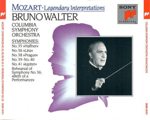 MOZART / WALTER | LEGENDARY INTERPRETATIONS SYMPHONIES (2CD)