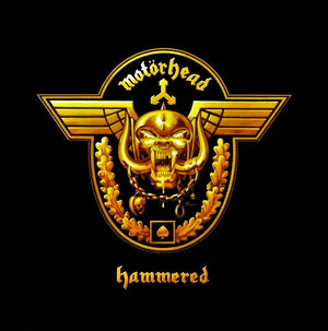 MOTORHEAD | HAMMERED - 2022 REISSUE - YELLOW / BLACK SPLATTER