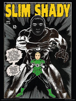 SLIM SHADY EMINEM COMIC MINI PRINT 30*40CM