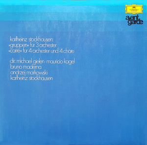 KARLHEINZ STOCKHAUSEN | GRUPPEN FUR 3 ORCHESTER / CARRE FUR 4 ORCHESTER UND 4 CHORE - NZ