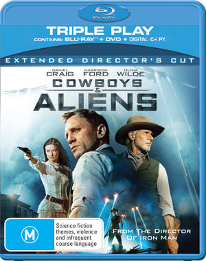 MOVIE BLUSCI | COWBOYS AND ALIENS (BLURAY / DVD / DIGITAL)