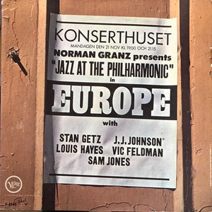STAN GETZ / JJ JOHNSON / HAYES / FELDMAN / JONES | JAZZ AT THE PHILHARMONIC IN EUROPE - US MONO - PROMO