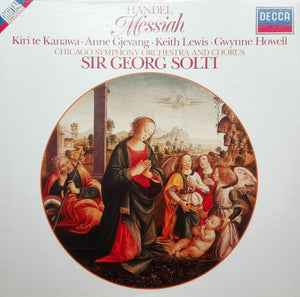 HANDEL | MESSIAH - TE KANAWA GJEVANG LEWIS HOWELL CSO SOLTI - 3LP UK PRESSING