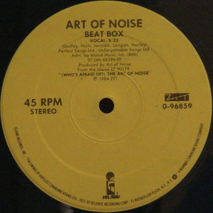 ART OF NOISE | BEAT BOX / CLOSE TO THE EDIT 12 - US - GENERIC SLEEVE