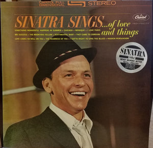 FRANK SINATRA | SINATRA SINGS OF LOVE AND THINGS - 1984 REISSUE