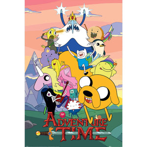 ADVENTURE TIME COLLAGE POSTER 34
