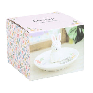 BUNNY TRINKET DISH RING HOLDER