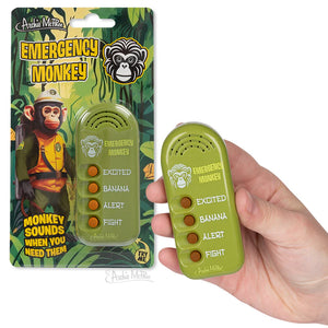 EMERGENCY MONKEY TALKING KEYCHAIN