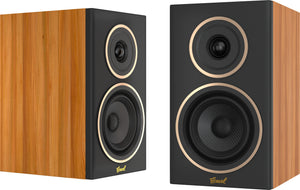 ENCEL GELATI BOOKSHELF SPEAKERS (CARAMEL WALNUT/BLACK)