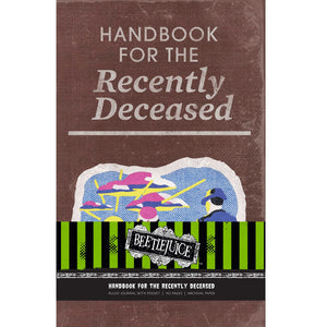 JOURNAL | BEETLEJUICE HANDBOOK FOR THE RECENTLY DECEASED HARDCOVER RULED JOURNAL