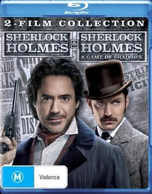 MOVIE BLUACT | SHERLOCK HOLMES (2009) / SHERLOCK HOLMES - A GAME OF SHADOWS (2BLU-RAY) **