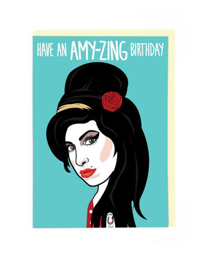 HAVE AN AMYZING BIRTHDAY CARD AMY WINEHOUSE