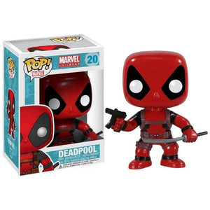 DEADPOOL POP FIGURINE SWORD AND GUN