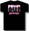 GARBAGE PINK OFFSET TEE