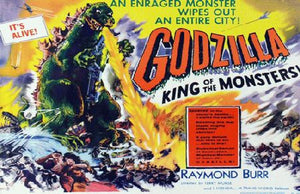 GODZILLA KING OF THE MONSTERS 1956 REPRINT 27 X 43CM POSTER