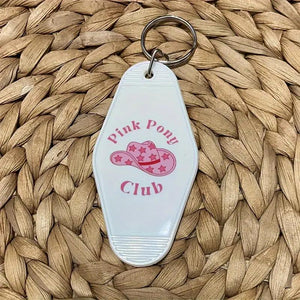 CHAPPELL ROAN PINK PONY CLUB KEYCHAIN MOTEL STYLE