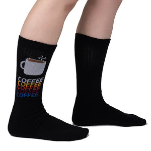 HELLO DARKNESS MY OLD FRIEND - ATHLETIC RIBBED CREW SOCKS men's shoe size 7-13.