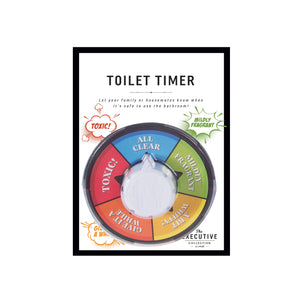 TOILET TIMER Multi-Coloured 5x10cm PRANK GIFT