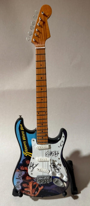BON JOVI MINIATURE GUITAR