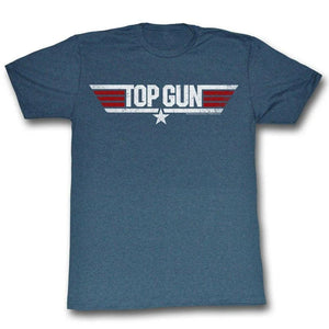 TOP GUN NAVY HEATHER TEE