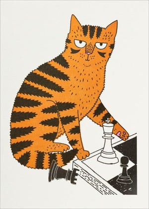 CHESS CAT CARD
