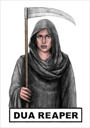 DUA REAPER GREETING CARD