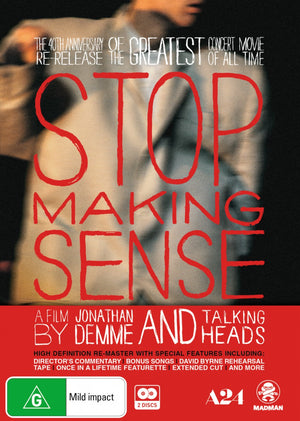 STOP MAKING SENSE - 40TH ANNIVERSARY SPECIAL EDITION (2DVD SET)