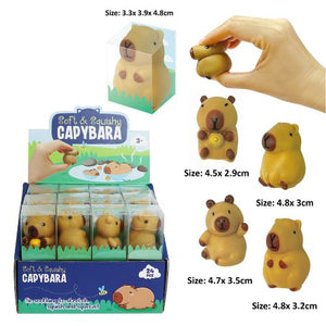 CAPYBARA SQUEEZE TOY ASSORTED