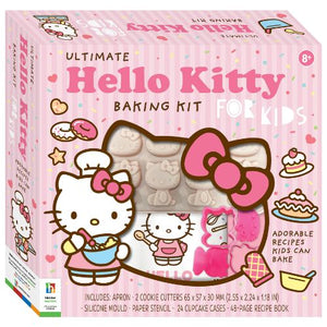 HELLO KITTY ULTIMATE BAKING KIT COOKIE CUTTERS CUPCAKE MOULDS KIDS APRON