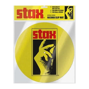 STAX LOGO TURNTABLE SLIPMAT YELLOW