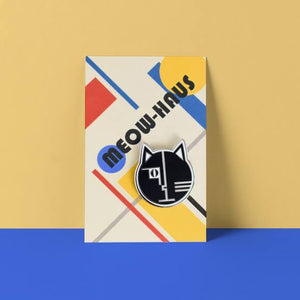 MEOW HAUS BADGE PIN BAUHAUS