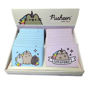 PUSHEEN CARD WALLET WITH RFID PROTECTION ASSORTED