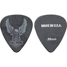 HARLEY DAVIDSON PLAYERS GUITAR PICK BLACK
