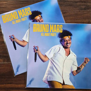 BRUNO MARS | ALL NIGHT PARTY - AUTODROMO DE INTERGLAGOS,S AO PAULO, BRAZIL 3RD SEPTEMBER 2023 (BLUE EDITION) (VINYL)\