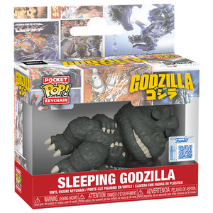 GODZILLA SLEEPING POCKET POP KEYCHAIN