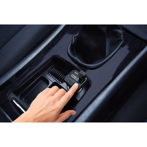 BLUETOOTH IN-CAR AUDIO RECEIVER & CHARGER USB AND C-TYPE **