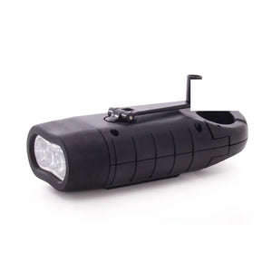 SOLAR CRANK TORCH - EMERGENCY SELF POWERED TORCH SOLAR CHARGE OR CRANK