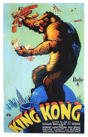 KING KONG RETRO A3 PRINT 27 X 43CM POSTER