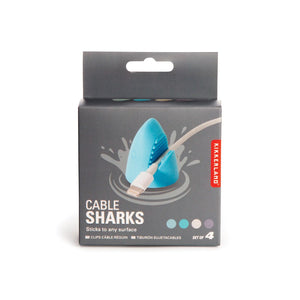 CABLE SHARK CABLE HOLDER DESKTOP - STICKS TO ANY SURFACE