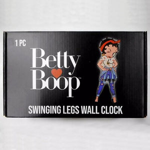 BETTY BOOP SWINGING LEGS CLOCK