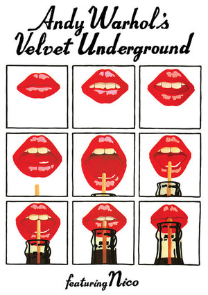VELVET UNDERGROUND LIPS ANDY WARHOL POSTER 536